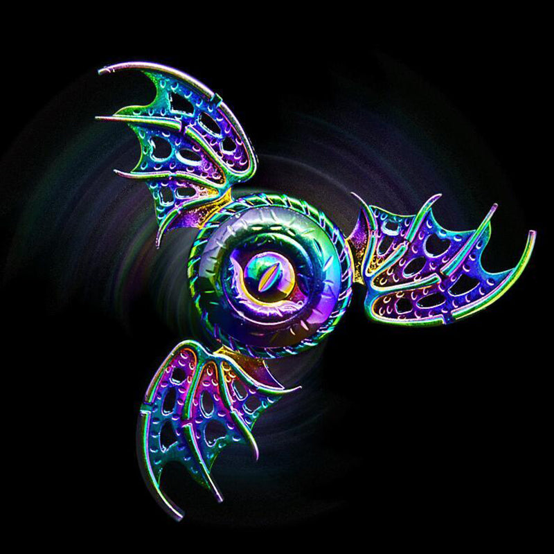 Rainbow Brass Fidget Spinner
