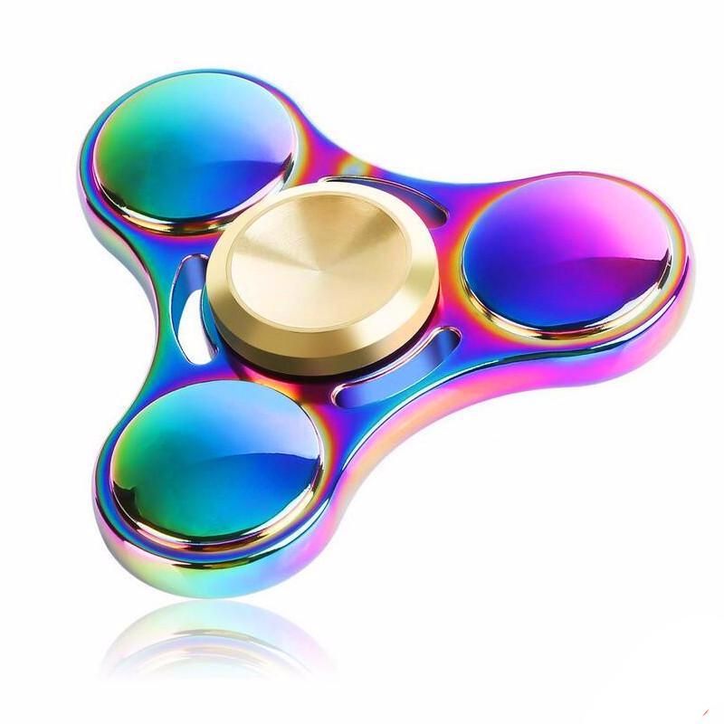 Rainbow Brass Fidget Spinner