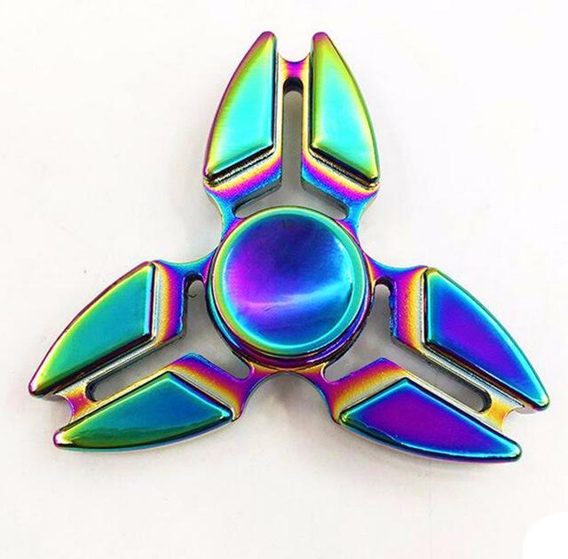 Rainbow Brass Fidget Spinner