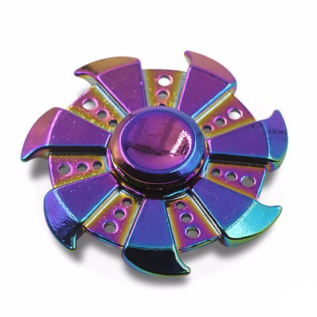 Rainbow Brass Fidget Spinner