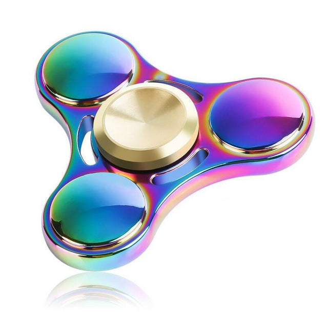 Rainbow Brass Fidget Spinner
