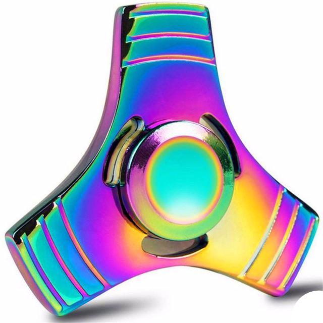 Rainbow Brass Fidget Spinner