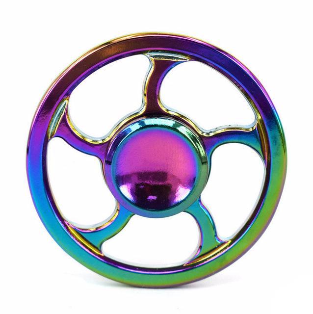 Rainbow Brass Fidget Spinner