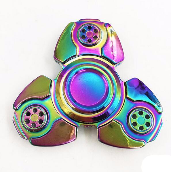 Rainbow Brass Fidget Spinner