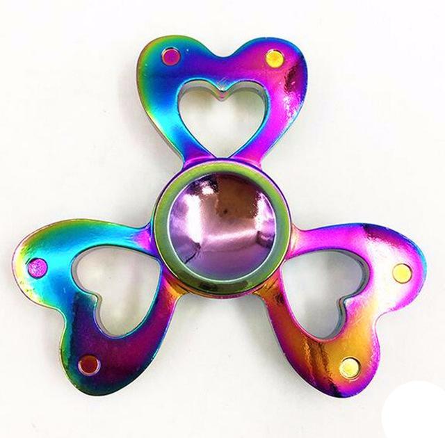 Rainbow Brass Fidget Spinner