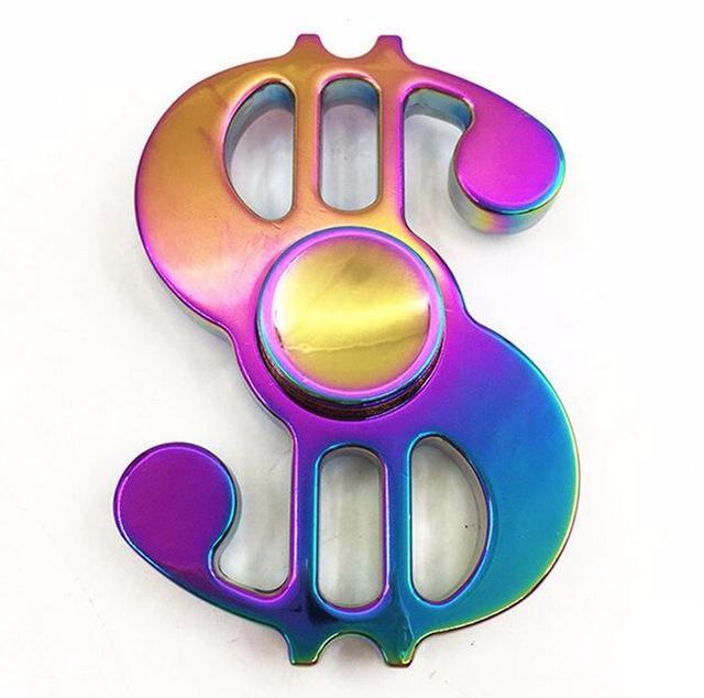 Rainbow Brass Fidget Spinner
