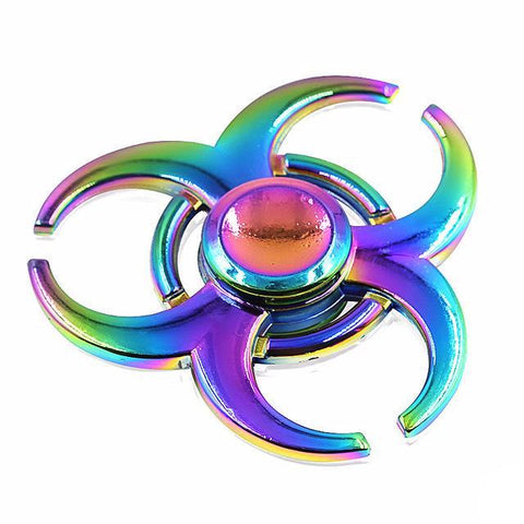 Rainbow Brass Fidget Spinner