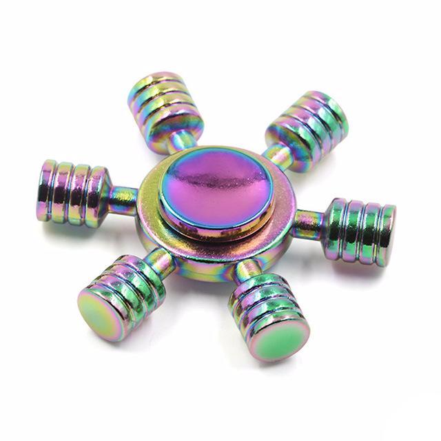 Rainbow Brass Fidget Spinner