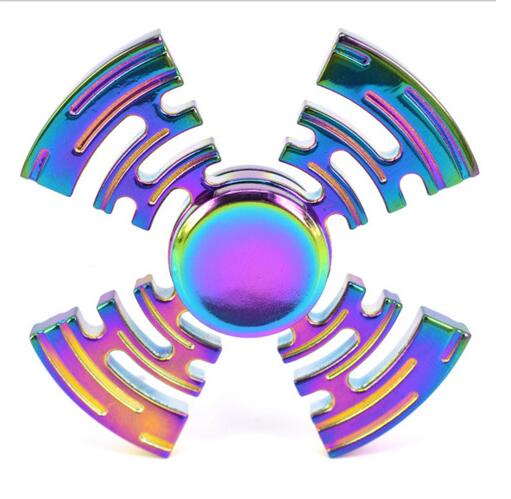 Rainbow Brass Fidget Spinner