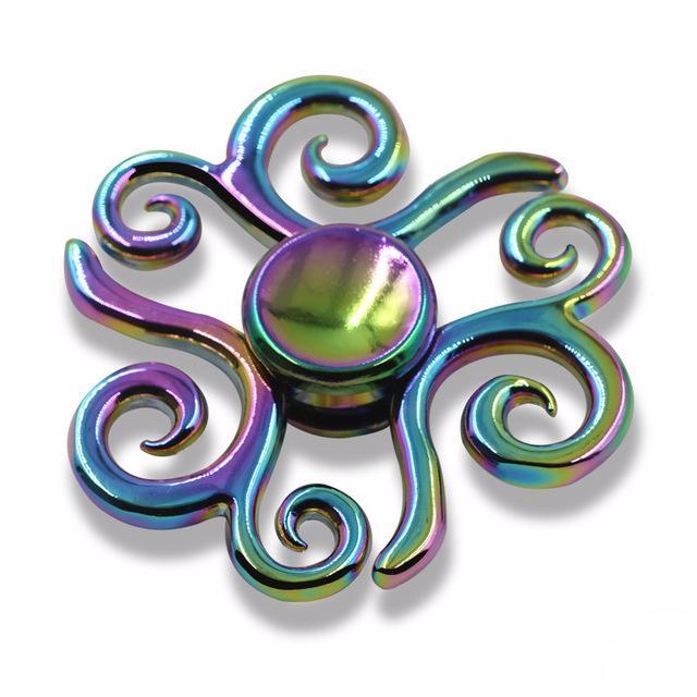 Rainbow Brass Fidget Spinner